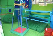 The Sensory Integration Room is furnished with equipment pertinent to the treatment of children’s Sensory Integration needs.