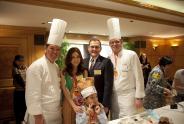 Pop Singer Kay Tse and Chefs from Grand Hyatt